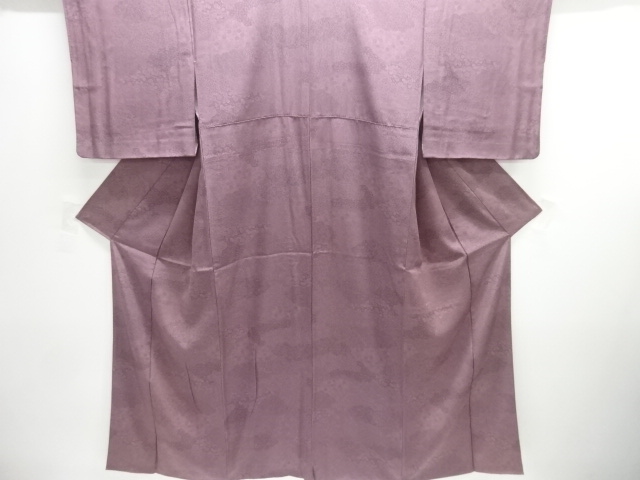 雲取りに寄せ柄江戸小紋着物